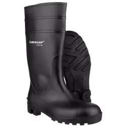 Dunlop 142PP Unisex Safety Wellington Boots - UK Size 8, Black - Additional view 6