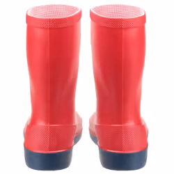 Dunlop Childrens Unisex Mini Elephant Wellington Boots - 24 EUR, Red/Blue