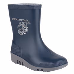 Dunlop Mini Childrens Unisex Elephant Wellington Boots - 26 EUR, Blue/Grey
