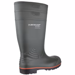 Dunlop Mens Acifort Heavy Duty Full Safety Wellies - 7 UK, Green