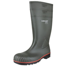 Dunlop Mens Acifort Heavy Duty Full Safety Wellies - 8 UK, Red/Brown