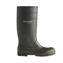 Dunlop A442631 Actifort Heavy Duty Safety Wellington / Mens Boots / Safety Wellingtons - 47 EUR, Green