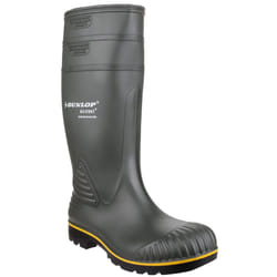 Dunlop Acifort Heavy Duty Mens Non Safety Wellington Boots - 41 EUR, Green