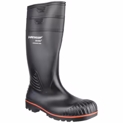 Dunlop Acifort Unisex Heavy Duty Full Safety Wellington Boots A442031 - 42 EUR, Black