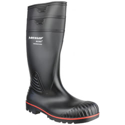 Dunlop Acifort Unisex Heavy Duty Full Safety Wellington Boots A442031 - 42 EUR, Black