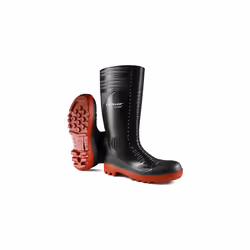 ) Dunlop A25293106 Actifort Ribbed Full Safety Wellington Black Size 6 - 12 (Adults'