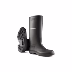 Dunlop - DUNLOP PRICEMASTOR Safety Wellington Boot BLACK GREEN WHITE (380PP) - 13