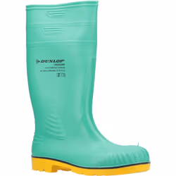 Dunlop: Green/Black/Yellow Acifort HazGuard Safety Wellington 12 - 12