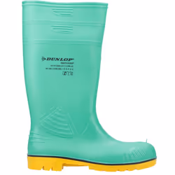 Dunlop: Green/Black/Yellow Acifort HazGuard Safety Wellington 12 - 12