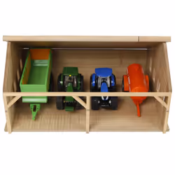 Kids Globe Farm Shed for Toy Tractors 1:50 Kids Childs Toy Figure Playset - Additional view 2