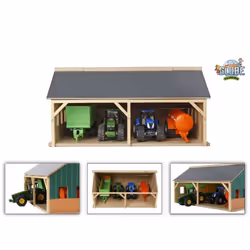 Kids Globe Farm Shed for Toy Tractors 1:50 Kids Childs Toy Figure Playset - Additional view 5