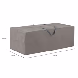 Madison Outdoor Cushions Cover 175x80x60cm Grey Garden Lounge Guard Protector