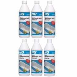 6 x HG Hygienic Whirlpool Bath Cleaner - 1Liter