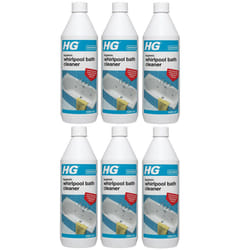 6 x HG Hygienic Whirlpool Bath Cleaner - 1Liter