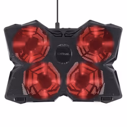Trust GXT 278 laptop cooling pad 43.9 cm (17.3") Black