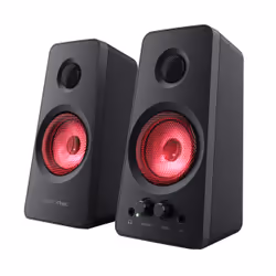 Trust 21202 loudspeaker Black, Red 18 W