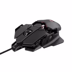 Trust GXT 138 X-RAY, Right-hand, Optical, USB Type-A, 4000 DPI, Black