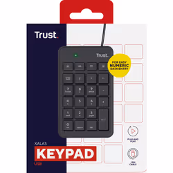 Trust 22221 numeric keypad Laptop/PC USB Black - Additional view 4