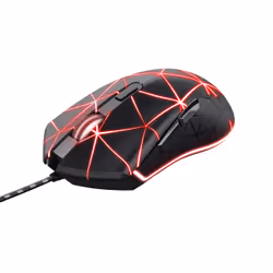 Trust GXT 133 Locx, Right-hand, Optical, USB Type-A, 4000 DPI, Black