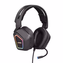 Trust GXT 450 Blizz RGB 7.1 Surround, Wired, Gaming, 20 - 20000 Hz, 346 g, Headset, Black