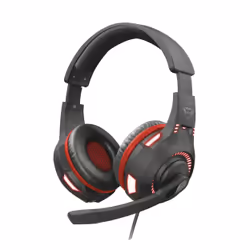 Trust GXT 407 Headset Wired Head-band Gaming Black, Red