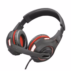 Trust GXT 407 Headset Wired Head-band Gaming Black, Red