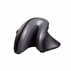 Trust Verro, Right-hand, Vertical design, Optical, RF Wireless, 1600 DPI, Black, Silver