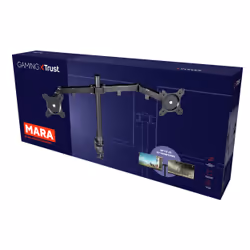 Trust GXT 1120 Mara Dual Monitor Arm 81.3 cm (32") Desk Black - Additional view 6