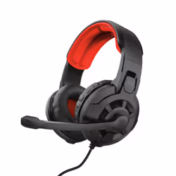 Trust GXT 411 Radius, Wired, Gaming, 309 g, Headset, Black, Red