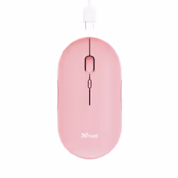 Trust Puck mouse Office Ambidextrous RF Wireless + Bluetooth Optical 1600 DPI