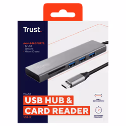Trust Halyx USB 3.2 Gen 1 (3.1 Gen 1) Type-C 104 Mbit/s Aluminium - Additional view 6