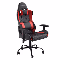 Trust GXT 708R Resto, Universal gaming chair, 150 kg, Universal, Black, Black, Metal
