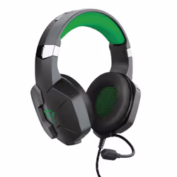 Trust GXT 323X Carus, Wired, Gaming, 20 - 20000 Hz, 299 g, Headset, Black, Green