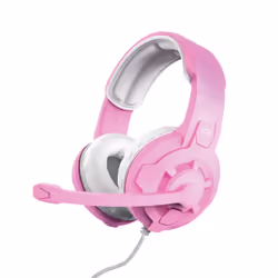Trust GXT 411P Radius, Wired, Gaming, 309 g, Headset, Pink, White