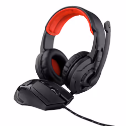 Trust GXT 785 Ravius, Wired, Gaming, 275 g, Headset, Black, Red