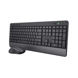 Trust Trezo keyboard Mouse included Universal RF Wireless QWERTY US English Black
