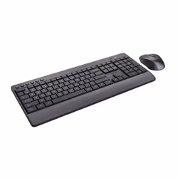 Trust Trezo keyboard Mouse included Universal RF Wireless QWERTY US English Black