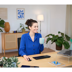 Trust Lyra keyboard Office USB + RF Wireless + Bluetooth QWERTY UK English Black - Additional view 5
