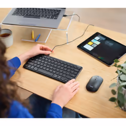 Trust Lyra keyboard Office USB + RF Wireless + Bluetooth QWERTY UK English Black - Additional view 6