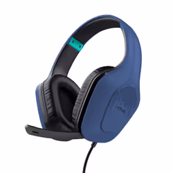 Trust GXT 415B Zirox, Wired, Gaming, 20 - 20000 Hz, 253 g, Headset, Blue