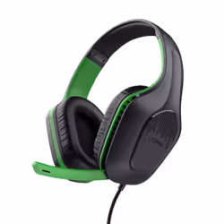 Trust GXT 415X ZIROX, Wired, Gaming, 20 - 20000 Hz, 237 g, Headset, Black, Green