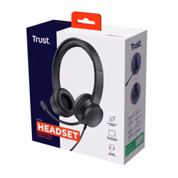 Trust Ayda Headset Wired Head-band Calls/Music Black - Additional view 6