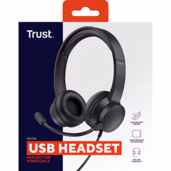 Trust Ayda Headset Wired Head-band Calls/Music Black - Additional view 7