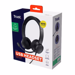 Trust Ayda Headset Wired Head-band Calls/Music USB Type-A Black - Additional view 6