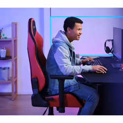 Trust GXT 714 Ruya PC gaming chair Upholstered seat Black, Red - Additional view 7