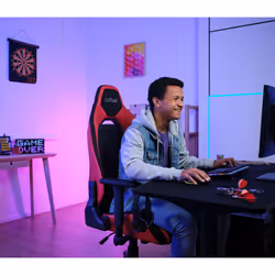 Trust GXT 714 Ruya PC gaming chair Upholstered seat Black, Red - Additional view 8