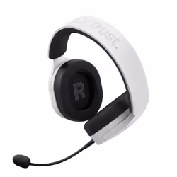Trust GXT 491W FAYZO Headset Wired & Wireless Head-band Gaming USB Type-C Bluetooth Black, White - Additional view 5