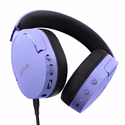 Trust GXT 491P FAYZO Headset Wired & Wireless Head-band Gaming USB Type-A Bluetooth Black, Purple - Additional view 4