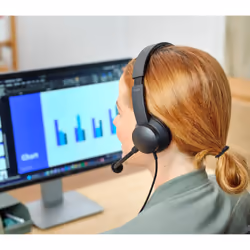 Trust HS-260 Headset Wired Neck-band Office/Call center USB Type-A Black - Additional view 6