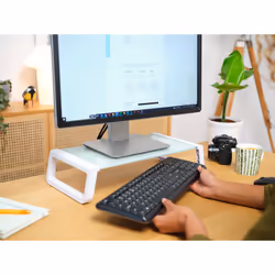 Trust 25351 monitor mount / stand Desk Transparent, White - Additional view 6